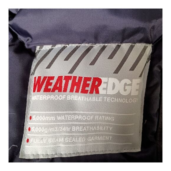 Eddie Bauer EB600 WeatherEdge Goose Down Jacket Hooded Purple Women's XL Tall - Picture 6 of 9